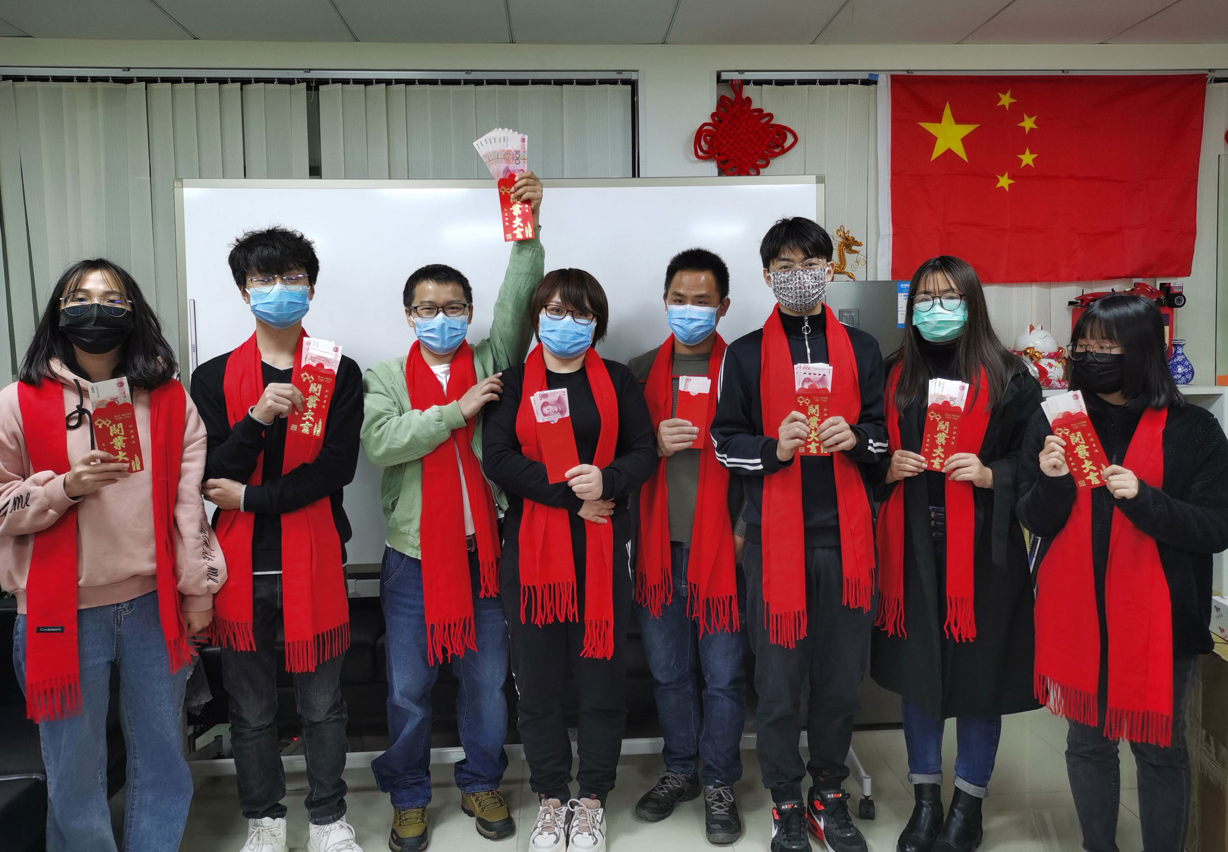誠(chéng)正恒年初開工合影